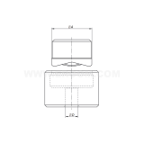 Dimension drawing — Round punching dies, NWY...
