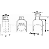 Dimension drawing — Osłony izolacyjne typu VPI