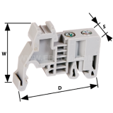 Dimension drawing — Terminal block holder