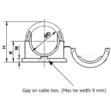 Dimension drawing — Holders, URE type