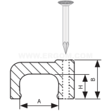 Dimension drawing — FLOP cable holders, UGP type