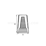 Dimension drawing — Torsional connectors, ZS type