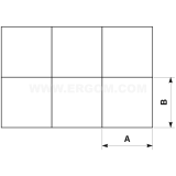 Dimension drawing — Self-adhesive markers, ZS 15 x 15 type