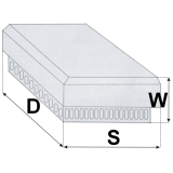 Dimension drawing — Wentylator dachowy WRFD 570/230