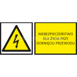 TZO - NIEBEZPIECZEŃSTWO DLA ŻYCIA PRZY DOKNIĘCIU PRZEWODU