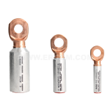 Aluminium-copper longitudinally sealed tubular cable lugs, KMA type