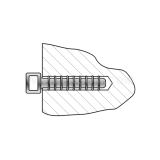Fasteners, D 10 type
