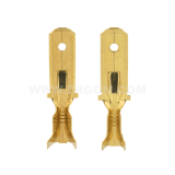 Male push-on connectors with spring protection WZJ...NC type