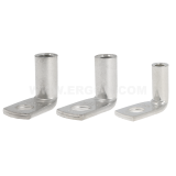 Tubular angle cable lugs with inspection hole, K90Ro type
