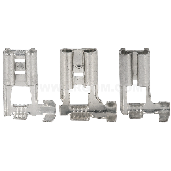 Angle female push-on connectors, NK type