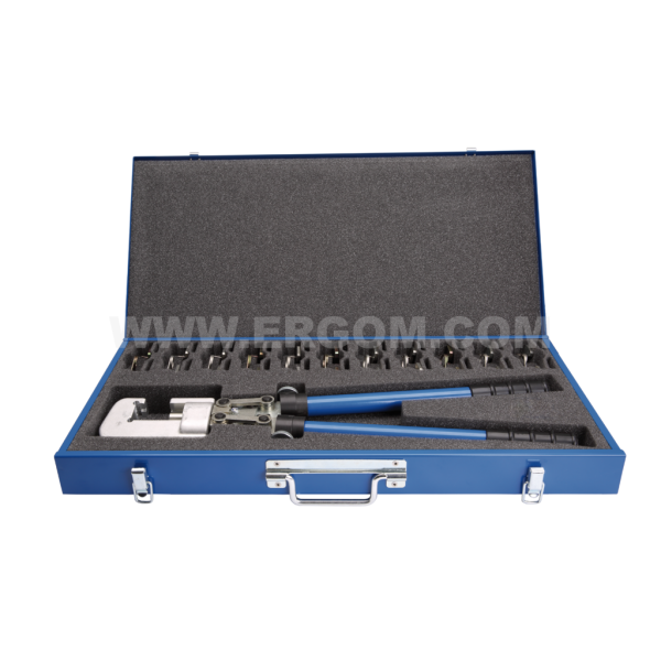 Crimping tool set with dies, EK18-DIN