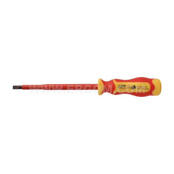 Electrotechnical 1000 V screwdrivers, flat-shaped, WEN type - WEN 1,2X6,5/150