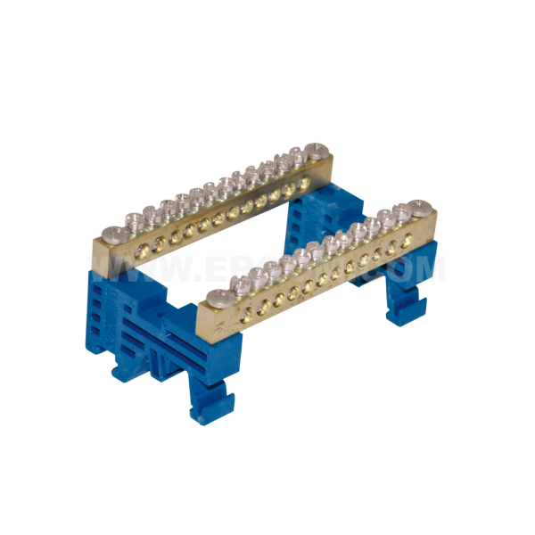 Brass protective ground terminals, MZO-TSE 2x 8x4/4x10