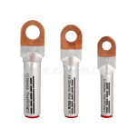 Aluminium-copper longitudinally sealed tubular cable lugs, TMA type
