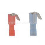 Fully insulated piggyback female push-on connectors, NWCI type