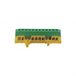Insulated brass protective ground terminals, MZOI-PE 12x10