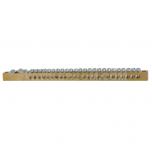 Brass protective ground terminals, MZO 24x10/35 type, mounted directly to the base