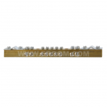 Brass protective ground terminals, MZO 5x4/2x10/2x16/2x35 type, mounted directly to the base