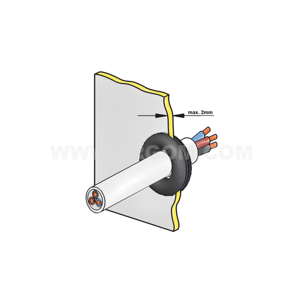 Rubber grommet, GH type