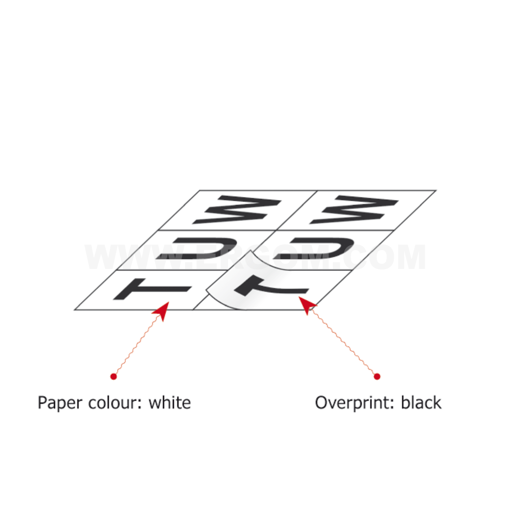 Self-adhesive markers, ZST 10 x 14 type