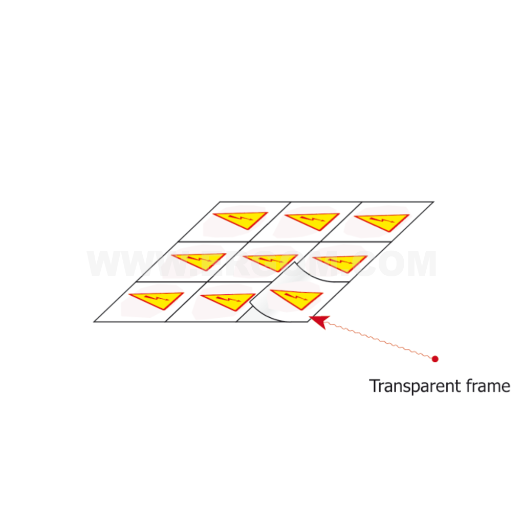 Self-adhesive markers, ZS...LIGHTNING type